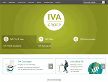 Tablet Screenshot of ivagroep.nl